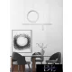 Lampa wisząca UNIVERSO 80 W 6400 lm 6500 K IP20 biała 730 mm