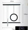 Lampa wisząca UNIVERSO 80 W 6400 lm 6500 K 730 x 120 mm IP20 czarna