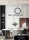 Lampa wisząca UNIVERSO 80 W 6400 lm 4000 K IP20 czarna 730 mm