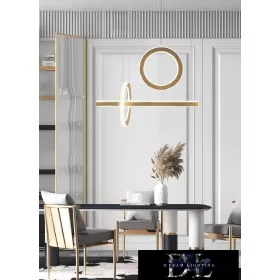   Lampa wisząca UNIVERSO 80 W 6400 lm 4000 K IP20 złota 730 mm