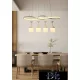 Lampa wisząca UNIVERSO 68 W 5540 lm 3000 K 750 x 1200 mm biała