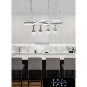   Lampa wisząca UNIVERSO 68 W 5540 lm 6500 K 750 x 1200 mm biała