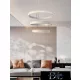 UNIVERSO Lampy wiszące LED 62 W 8400 lm 3000 K IP20 białe 500+400+300*1200 mm