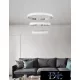 Lampa wisząca LED UNIVERSO 62 W 8400 lm 6500 K IP20 500+400+300 mm biała