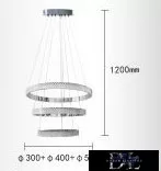 Lampa wisząca LED UNIVERSO 62 W 8400 lm 6500 K IP20 500+400+300 mm biała