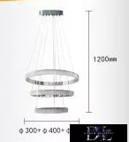 UNIVERSO Lampy wiszące LED 62 W 8400 lm 4000 K IP20 500+400+300 mm białe