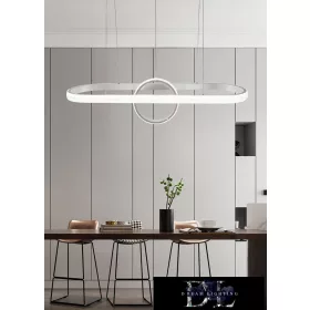   Lampa wisząca UNIVERSO 54 W 4320 lm 6500 K IP20 Biała D1050x260 mm