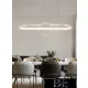 Lampa wisząca UNIVERSO 54 W 4320 lm 4000 K IP20 Biała D1050x260 mm