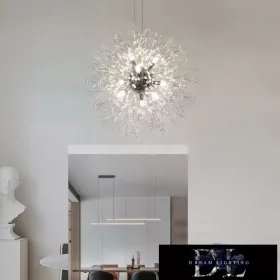   UNIVERSO Lampa wisząca kryształowa 9xG9 maks. 60 W IP20 chrom ∅500 mm