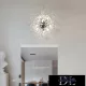 UNIVERSO Lampa wisząca kryształowa 9xG9 maks. 60 W IP20 chrom ∅500 mm