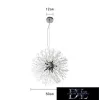 UNIVERSO Lampa wisząca kryształowa 9xG9 maks. 60 W IP20 chrom ∅500 mm