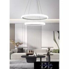   Lampa wisząca UNIVERSO 51 W 4080 lm 6500 K IP20 biała ∅590 x 1200 mm