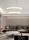 Lampa wisząca UNIVERSO 51 W 4080 lm 4000 K IP20 biała ∅430+590 x 1200 mm