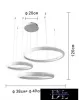 Lampa wisząca UNIVERSO 60 W 4800 lm 3000 K IP20 biała 630+490+380 mm