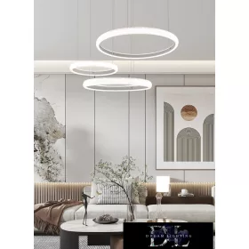   UNIVERSO Lampa wisząca 60 W 4800 lm 6500 K IP20 biała 630+490+380 mm