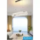 UNIVERSO Żyrandol z kryształowego szkła 50 W 4000 lm CCT różowe złoto 800 x 300 x 1500 mm