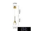 UNIVERSO Lampy wiszące LED 5 W 400 lm 4000 K ∅93 x 250 mm IP20 złote