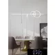 Lampa wisząca UNIVERSO 48 W 3840 lm 6500 K 1090 mm IP20 biała