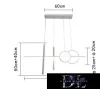 Lampa wisząca UNIVERSO 48 W 3840 lm 6500 K 1090 mm IP20 biała