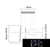 Lampa wisząca UNIVERSO 48 W 3840 lm 4000 K 1090 mm IP20 biała