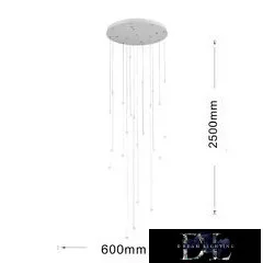 Lampa wisząca UNIVERSO COB LED 105 W 8400 lm 4000 K ∅800 x 2500 mm IP20 biała