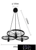 Lampa wisząca UNIVERSO 3xE27 IP20 D590x1200mm czarna