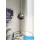 Lampa wisząca UNIVERSO 1xE27 maks. 60 W IP20 chrom/czarny D290x450x1200 mm