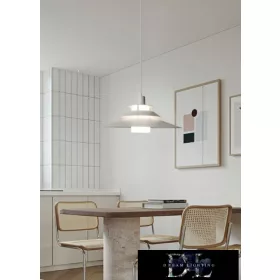 Lampa wisząca UNIVERSO 1xE27 IP20 D400x1380mm biała