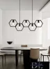 Lampa wisząca UNIVERSO 5xE27 IP20 920x1400 mm czarna