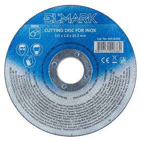 TARCZA TĘPA DO METALU A60T INOX 125x1,0x22,2 mm