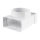 ŁĄCZNIK T Z PVC 110x55 mm