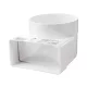 521 PŁASKI ZAGINANY Z PVC D100/55X110 /KLD/