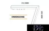 UNIVERSO Magnetyczna lampa liniowa w kształcie litery L do montażu na szynie DC: 48 V 24 W 1800 lm 4000 K RA90 IP20 312 x 282 mm Czarna