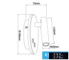 UNIVERSO Kinkiet 8 W 720 lm 3000 K IP54 biały 3 lata