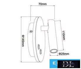 UNIVERSO Kinkiet 8 W 720 lm 3000 K IP54 biały 3 lata
