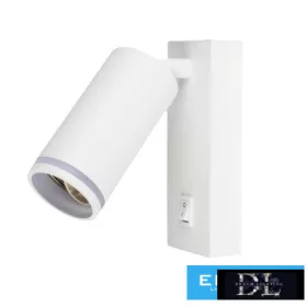   UNIVERSO Kinkiet z przełącznikiem 1xGU10 maks. 35 W IP20 biały 150 x 160 mm 5 lat