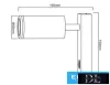 UNIVERSO Kinkiet z przełącznikiem 1xGU10 maks. 35 W IP20 biały 150 x 160 mm 5 lat