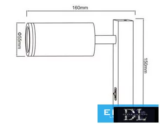 UNIVERSO Kinkiet z przełącznikiem 1xGU10 maks. 35 W IP20 biały 150 x 160 mm 5 lat