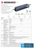 Zasilacz zewnętrzny LED NOBUKO serii B 24 V 200 W IP67