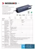 Zasilacz zewnętrzny LED NOBUKO serii B 12 V 250 W IP67
