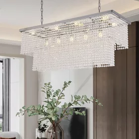   ELDLUX ELDALIZ żyrandol ze szkła kryształowego L1000 E14×13