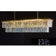 ELDLUX ELDICICLE kryształowy żyrandol E14×24 L1800x340x380mm złoty