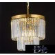 ELDLUX ELDICICLE kryształowy żyrandol E14×3 D300x334mm złoty