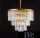 ELDLUX ELDICICLE kryształowy żyrandol E14×14 D600x554mm złoty