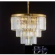 ELDLUX ELDICICLE kryształowy żyrandol E14×14 D600x554mm złoty