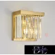 ELDLUX ELDICICLE kinkiet ze szkła kryształowego E14×2 L250x250mm złoty