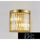 ELDLUX ELDICICLE kinkiet ze szkła kryształowego E14×2 D250X250mm złoty