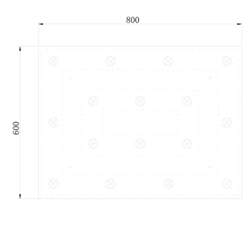 ELDLUX ELDALIZ kryształowa lampa sufitowa L600 E14×16