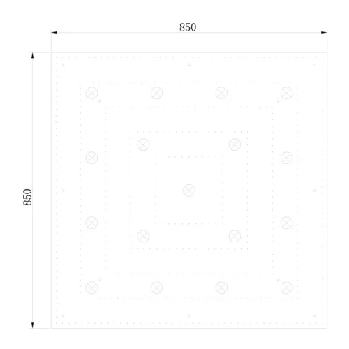 ELDLUX ELDALIZ kryształowa lampa sufitowa L850 E14×17