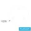 ELDLUX ELDILEN kryształowa lampa sufitowa Ø270 E14×3